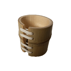 SOGREEN Articolo di design realizzato con bambù e materiale riciclato